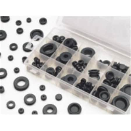 125 Pc Rubber Grommet Hardware Kit